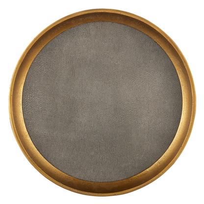The Tanay Round Tray by Currey & Company | Luxury  | Willow & Albert Home