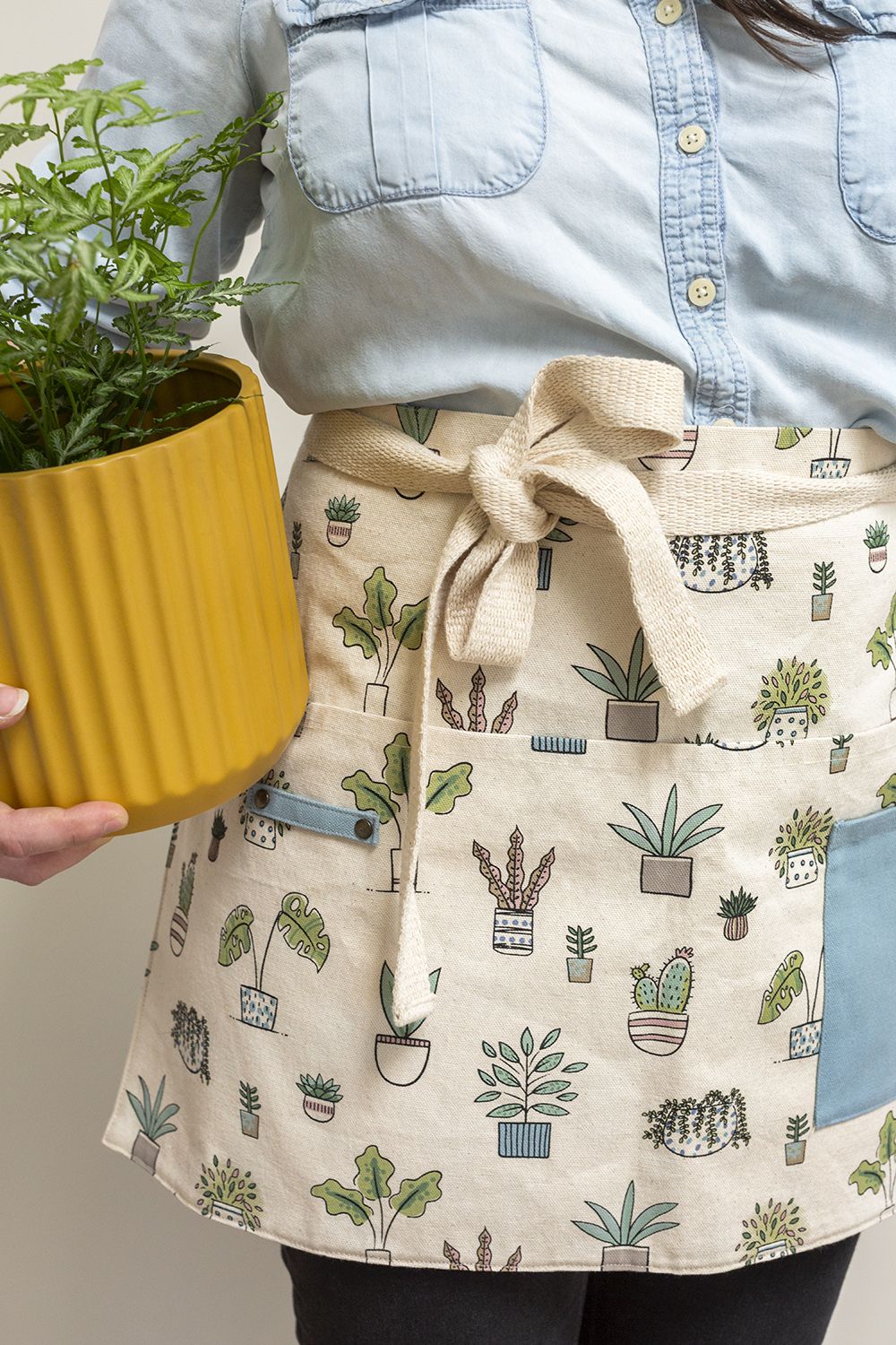 The Succulent Apron by Accent Decor | Luxury Kitchen Accessories | Willow & Albert Home