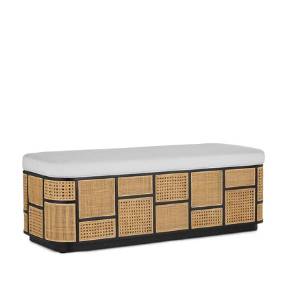 The Anisa Storage Bench by Currey & Company | Luxury Ottomans & Benches | Willow & Albert Home