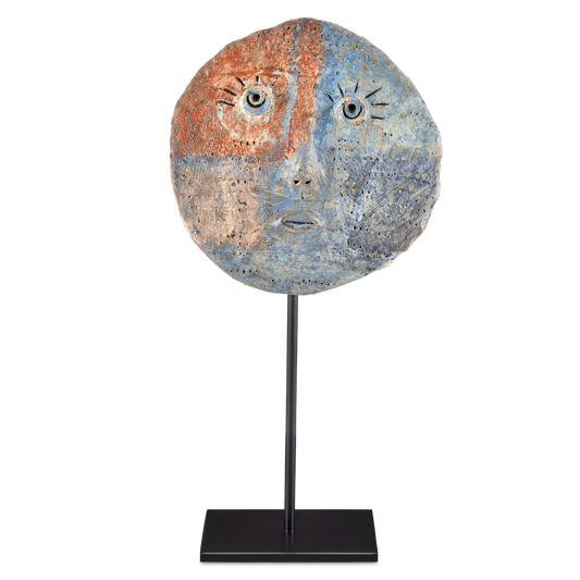 The Artisan Large Face Disc by Currey & Company | Luxury Objects & Sculptures | Willow & Albert Home