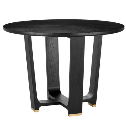 The Blake Black Dining Table by Currey & Company | Luxury Dining Tables | Willow & Albert Home