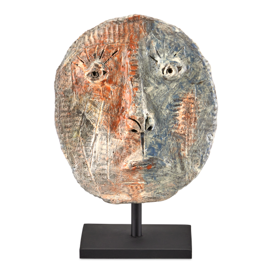 The Artisan Small Face Disc by Currey & Company | Luxury Objects & Sculptures | Willow & Albert Home