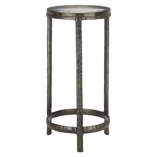 The Acea Graphite Drinks Table by Currey & Company | Luxury Accent Tables | Willow & Albert Home