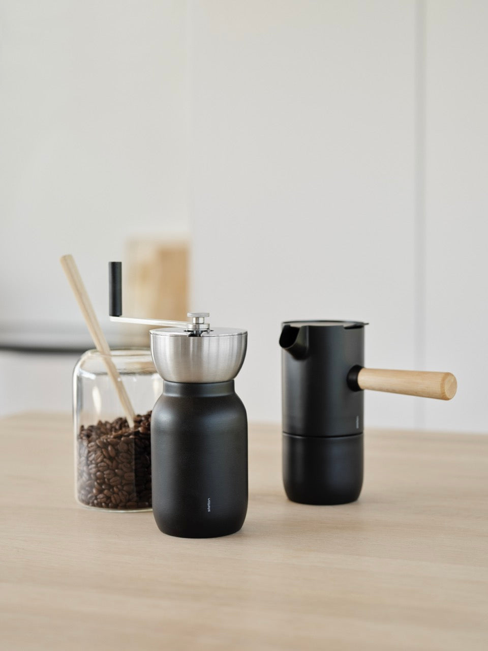 Collar Coffee Grinder by Stelton | Luxury Coffeeware | Willow & Albert Home