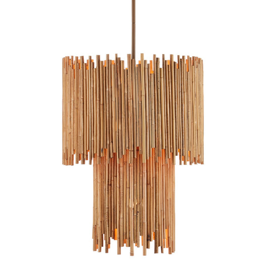 Teahouse 2-Tier Pendant by Currey & Company | Luxury Pendants | Willow & Albert Home