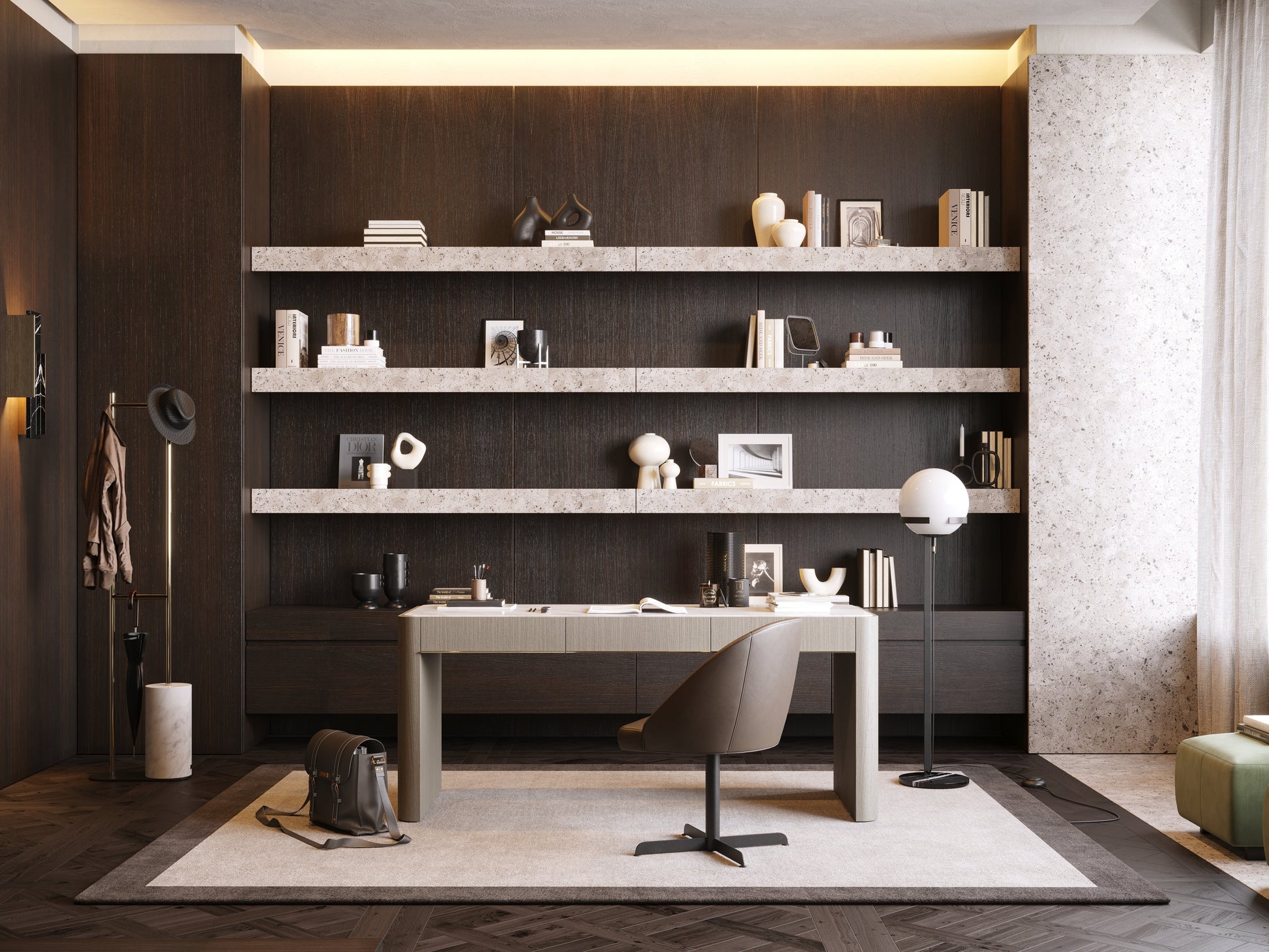 Larson Desk by Laskasas | Luxury Desks | Willow & Albert Home