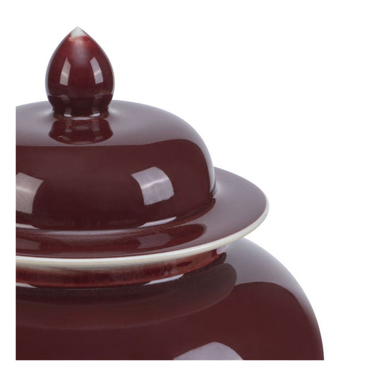 The Oxblood Jar by Currey & Company | Luxury Vases, Jars & Bowls | Willow & Albert Home