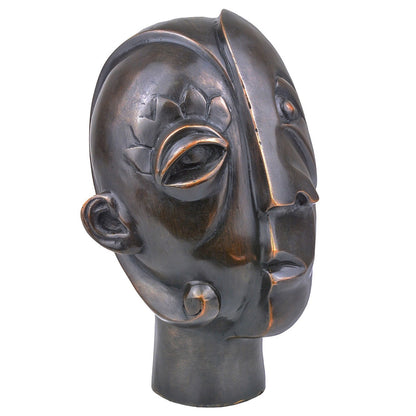The Cubist Head by Currey & Company | Luxury Objects & Sculptures | Willow & Albert Home