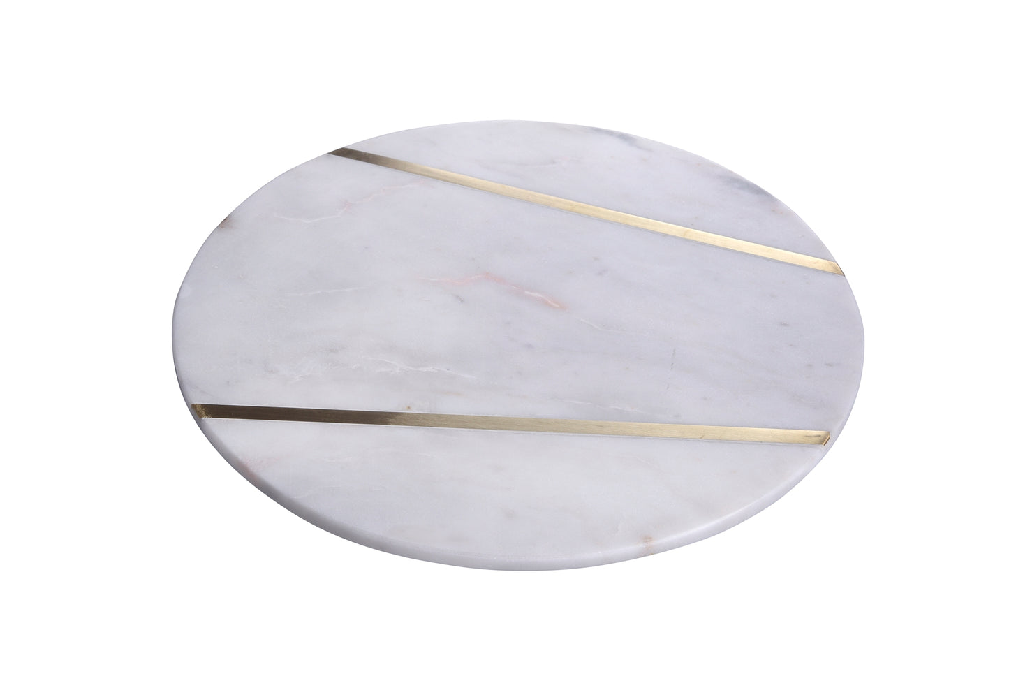 The Marble & Brass Plate by BIDKhome | Luxury Plates | Willow & Albert Home