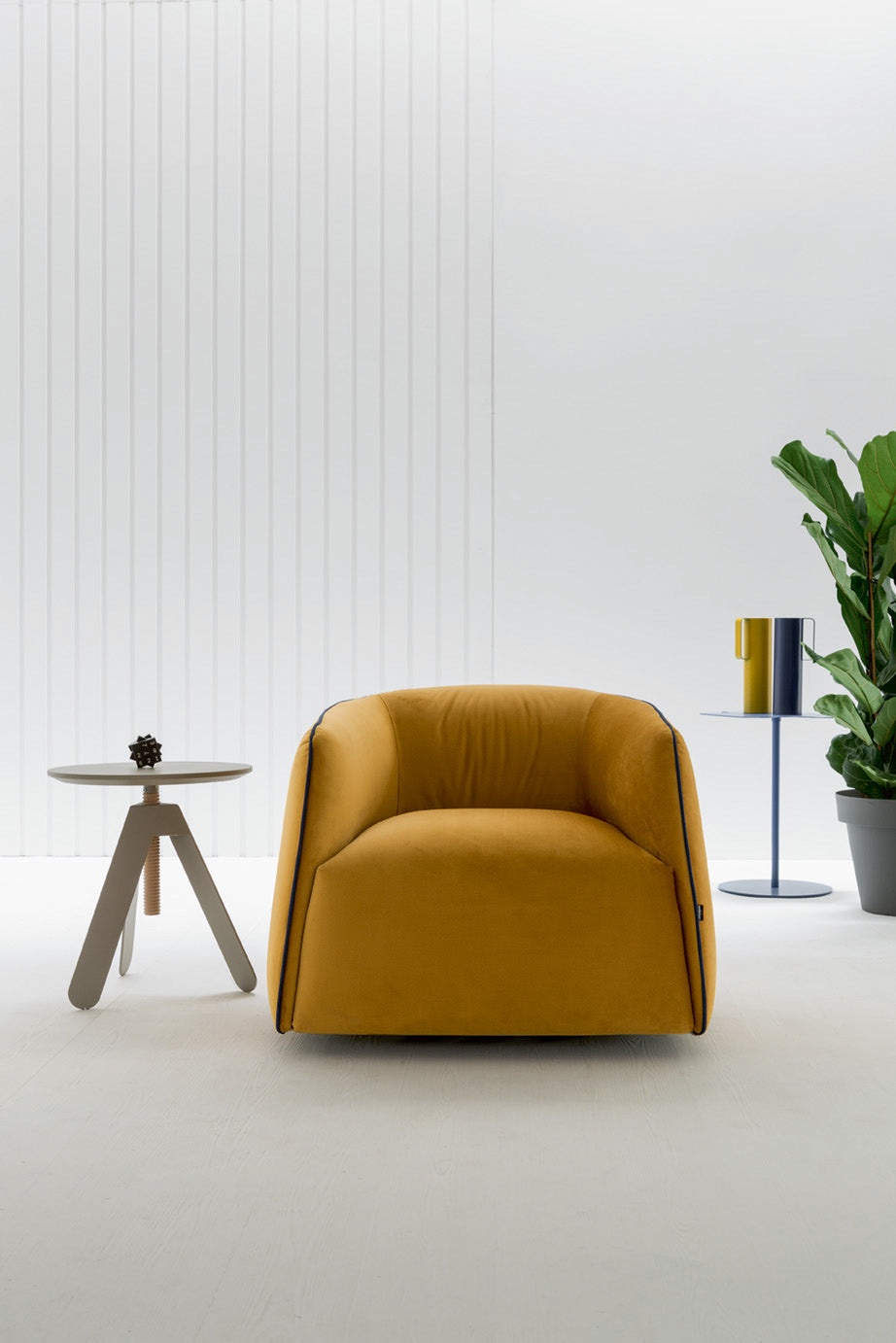 The Kodi Swivel Armchair by Bontempi Casa | Luxury Armchairs | Willow & Albert Home