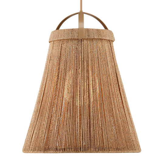 The Parnell Natural Pendant by Currey & Company | Luxury Pendants | Willow & Albert Home