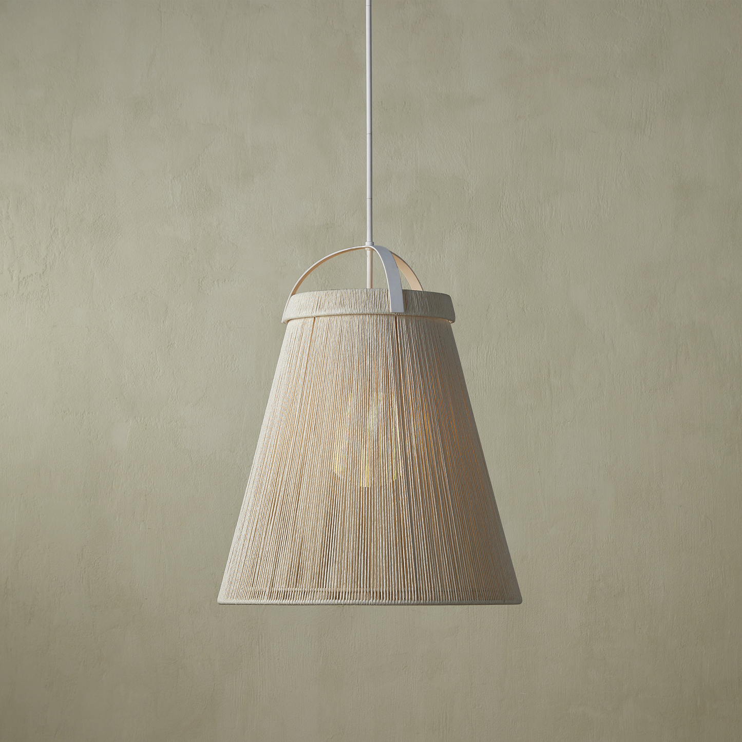 The Parnell White Pendant by Currey & Company | Luxury Pendants | Willow & Albert Home