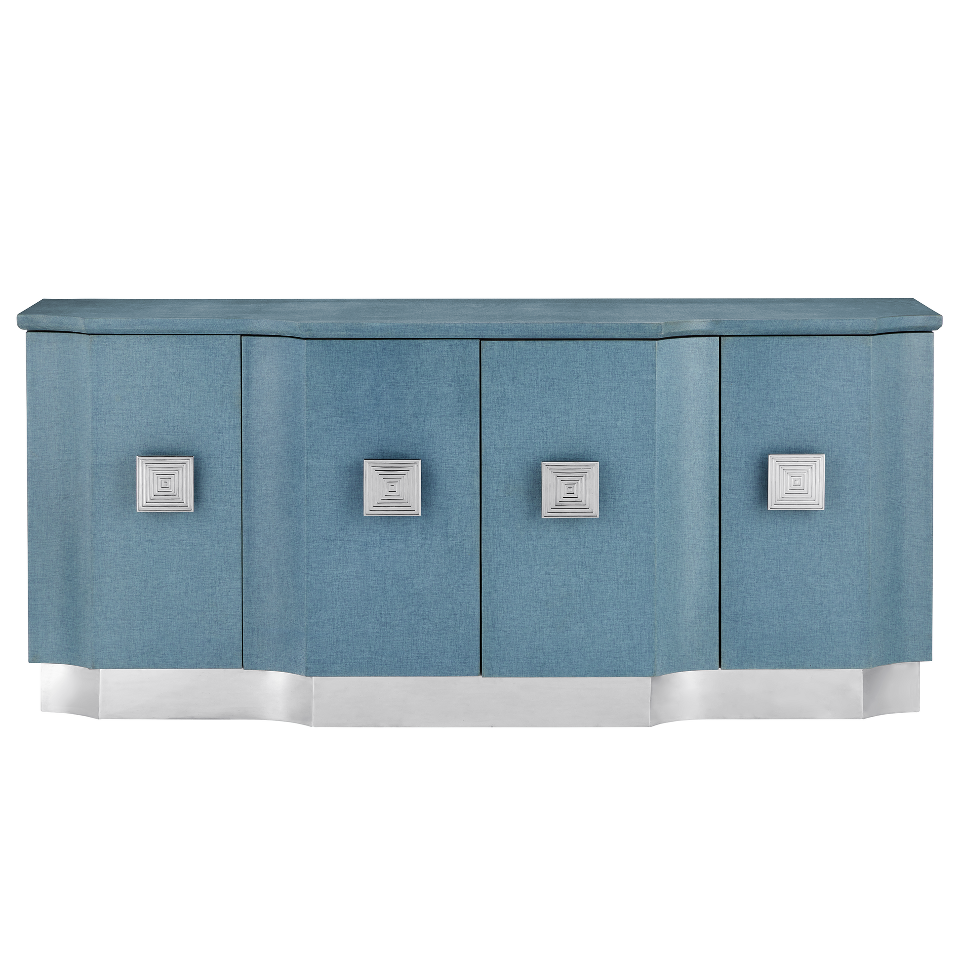 The Maya Blue Credenza by Currey & Company | Luxury  | Willow & Albert Home