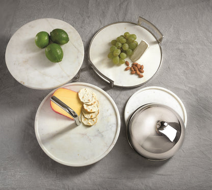 The Marble Round Serving Tray by BIDKhome | Luxury Trays | Willow & Albert Home