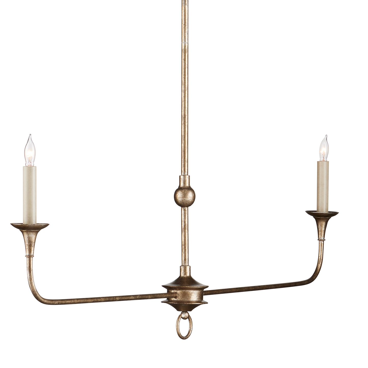 The Nottaway Bronze Linear Chandelier by Currey & Company | Luxury Chandeliers | Willow & Albert Home