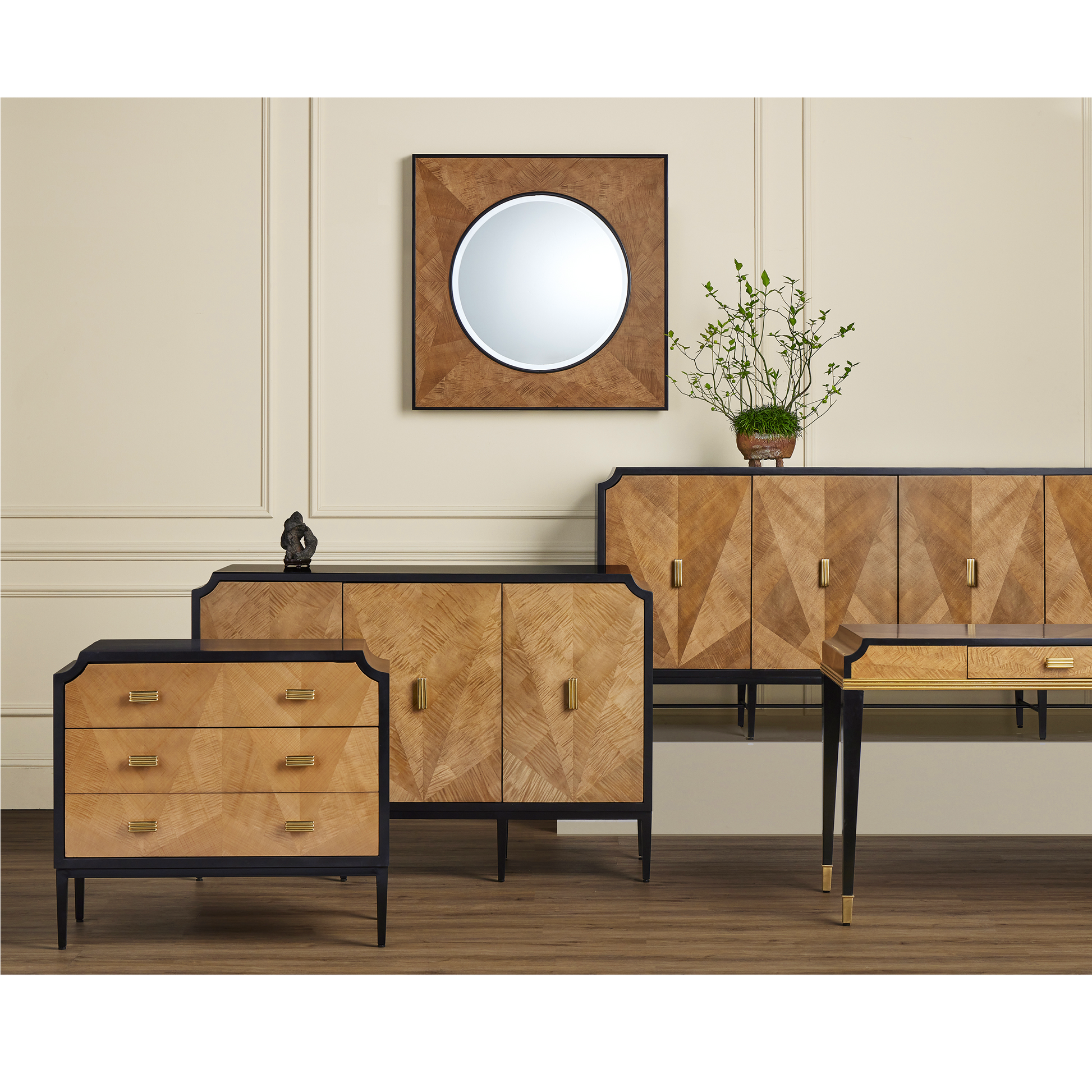 The Kallista Writing Desk by Currey & Company | Luxury  | Willow & Albert Home