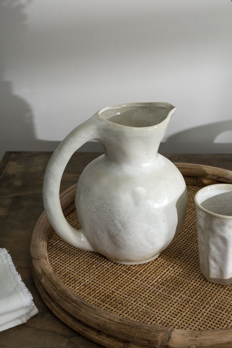 The Ashen Pitcher by Accent Decor | Luxury Serveware | Willow & Albert Home