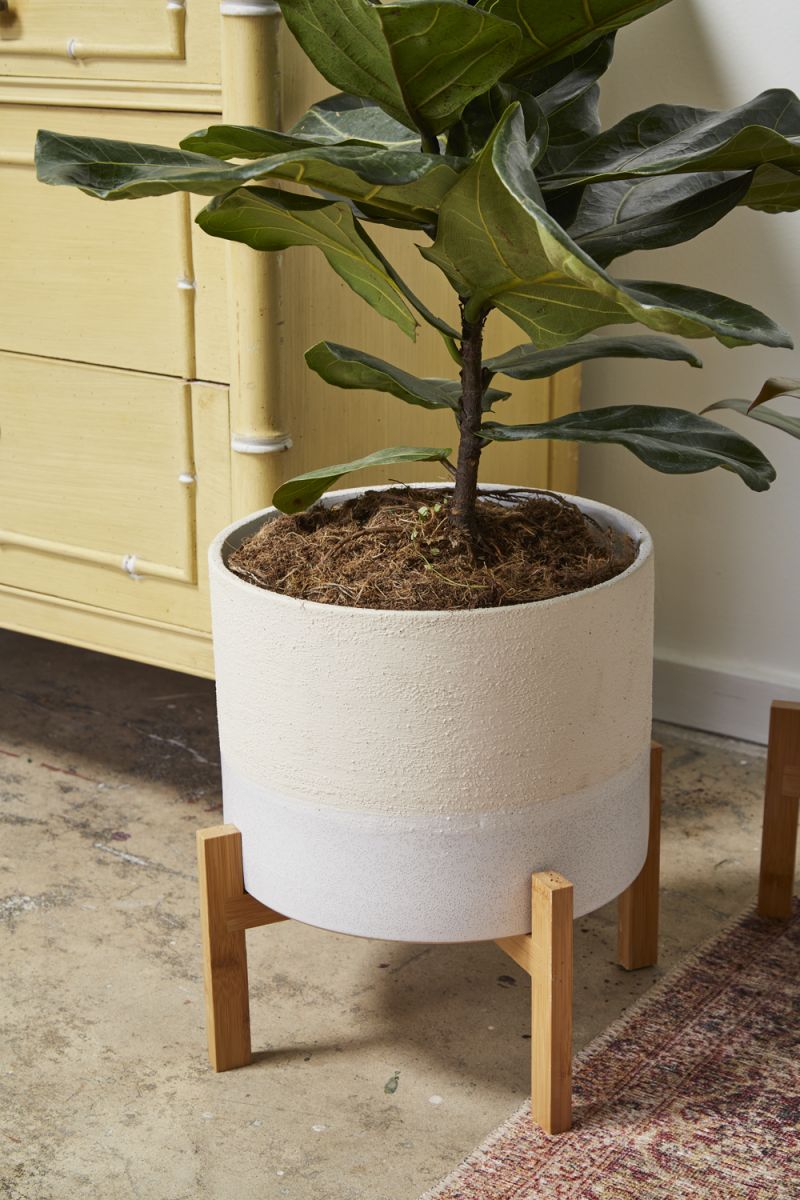 The Calvia Pot And Stand by Accent Decor | Luxury Flower Pots | Willow & Albert Home