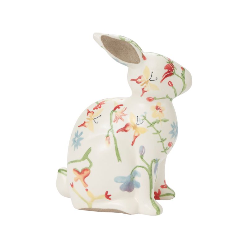 The Flower Fields Bunny Figurine by Accent Decor | Luxury Objects & Sculptures | Willow & Albert Home