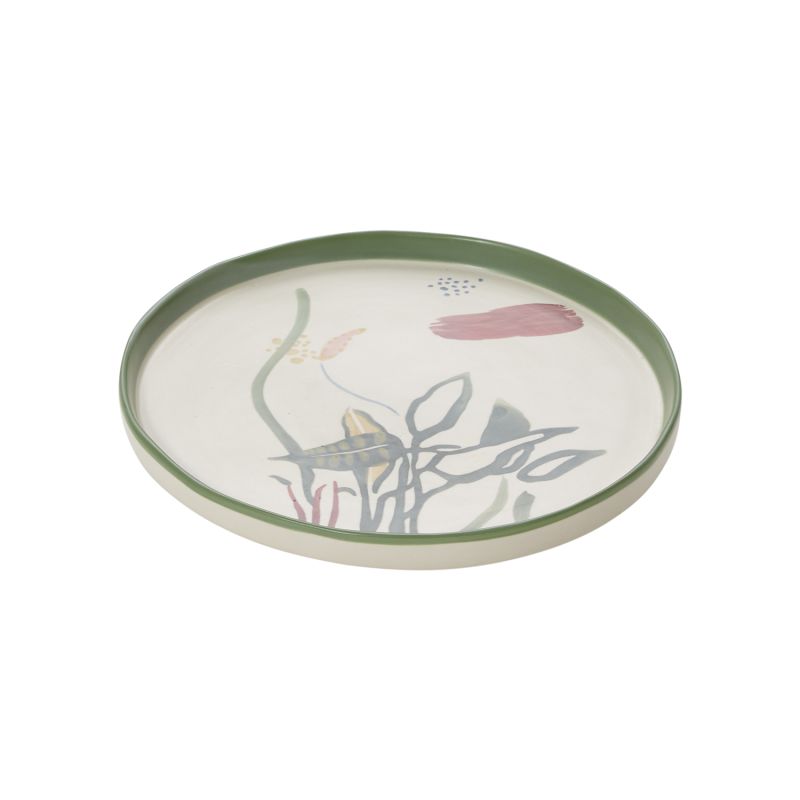 The Wild Meadow Saucer Set of 2 by Accent Decor | Luxury Dining Accessories | Willow & Albert Home