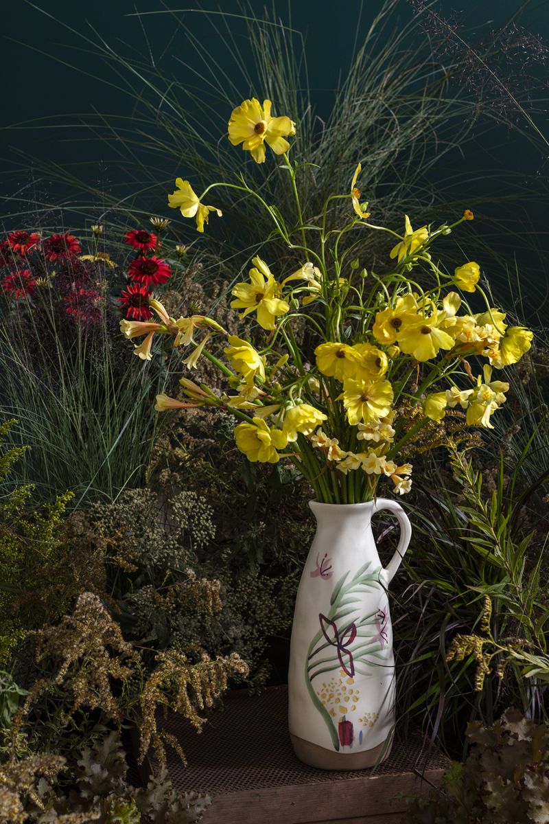 The Wild Meadow Pitcher by Accent Decor | Luxury Serveware | Willow & Albert Home