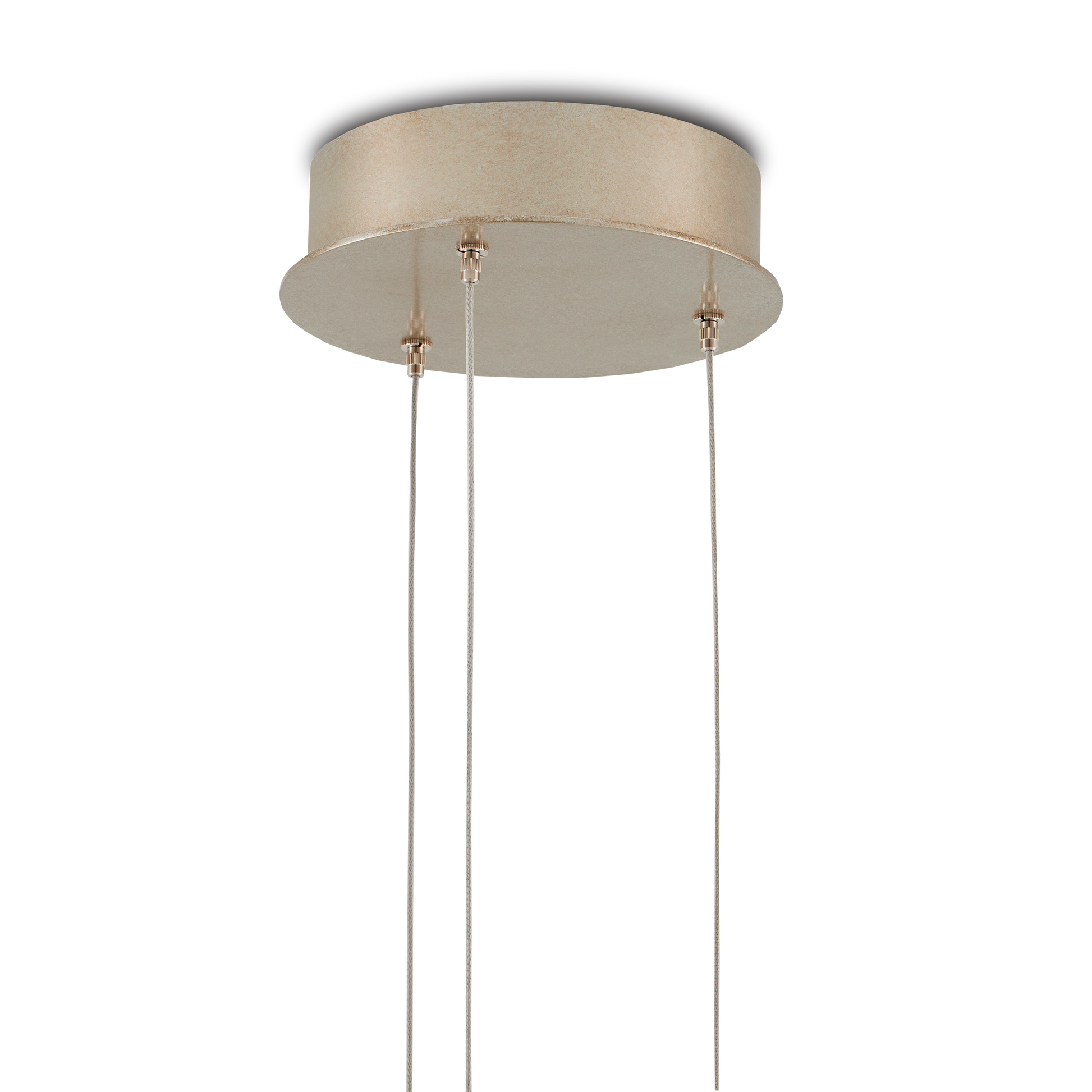 The Virtu 3-Light Round Multi-Drop Pendant by Currey & Company | Luxury Chandeliers | Willow & Albert Home
