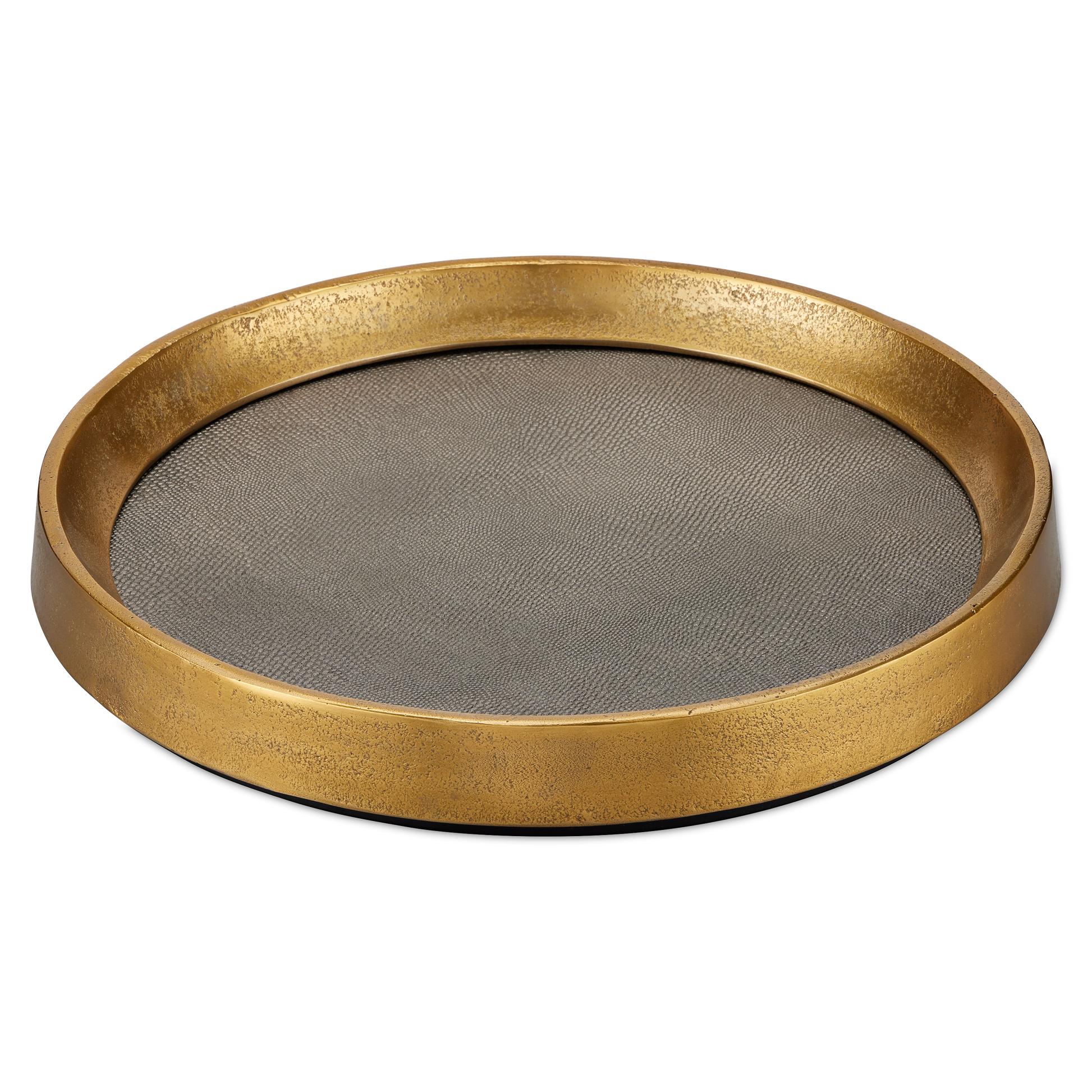 The Tanay Round Tray by Currey & Company | Luxury  | Willow & Albert Home