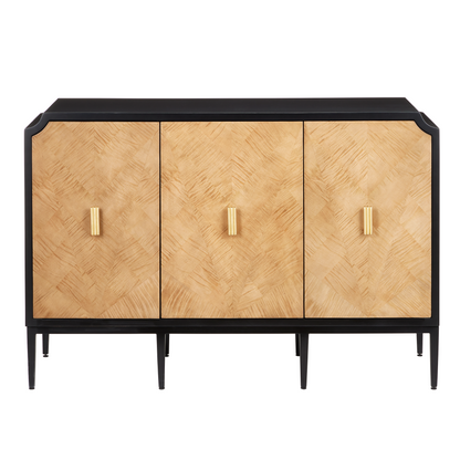 The Kallista Taupe Cabinet by Currey & Company | Luxury  | Willow & Albert Home
