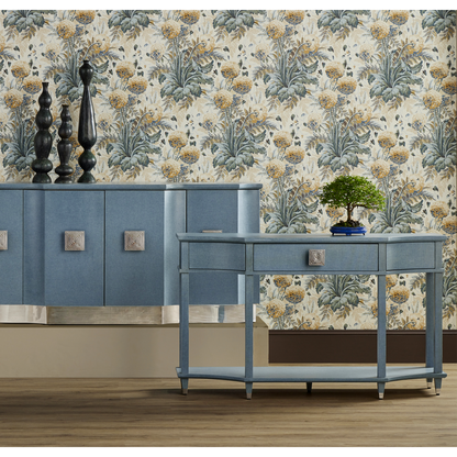 The Maya Blue Credenza by Currey & Company | Luxury  | Willow & Albert Home