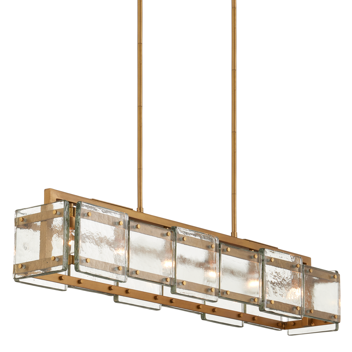 The Countervail Rectangular Chandelier by Currey & Company | Luxury Chandeliers | Willow & Albert Home