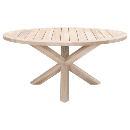 The Boca Outdoor 63" Round Dining Table by Essentials For Living | Luxury Outdoor Dining Tables | Willow & Albert Home