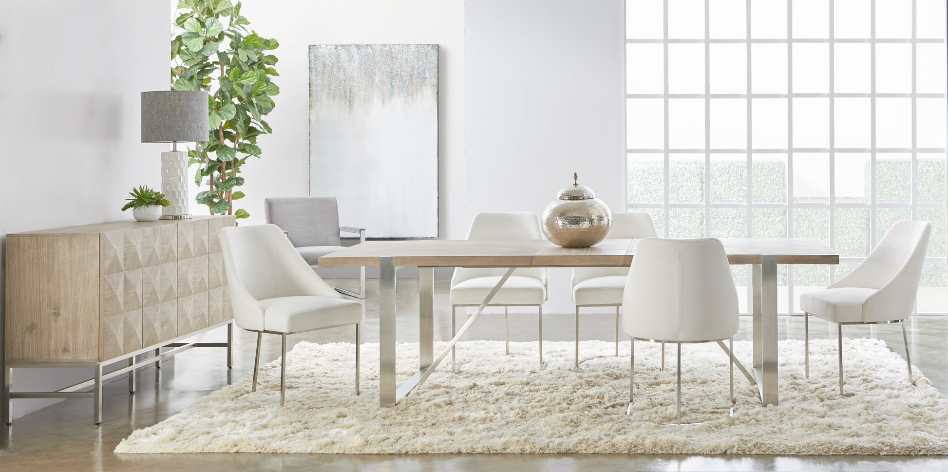 The Gage Extension Dining Table by Essentials For Living | Luxury Dining Tables | Willow & Albert Home