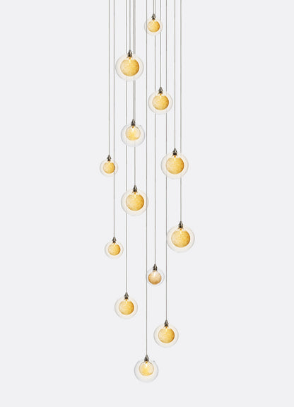 The Kadur Drizzle 13-Light Chandelier by Shakuff | Luxury Chandeliers | Willow & Albert Home