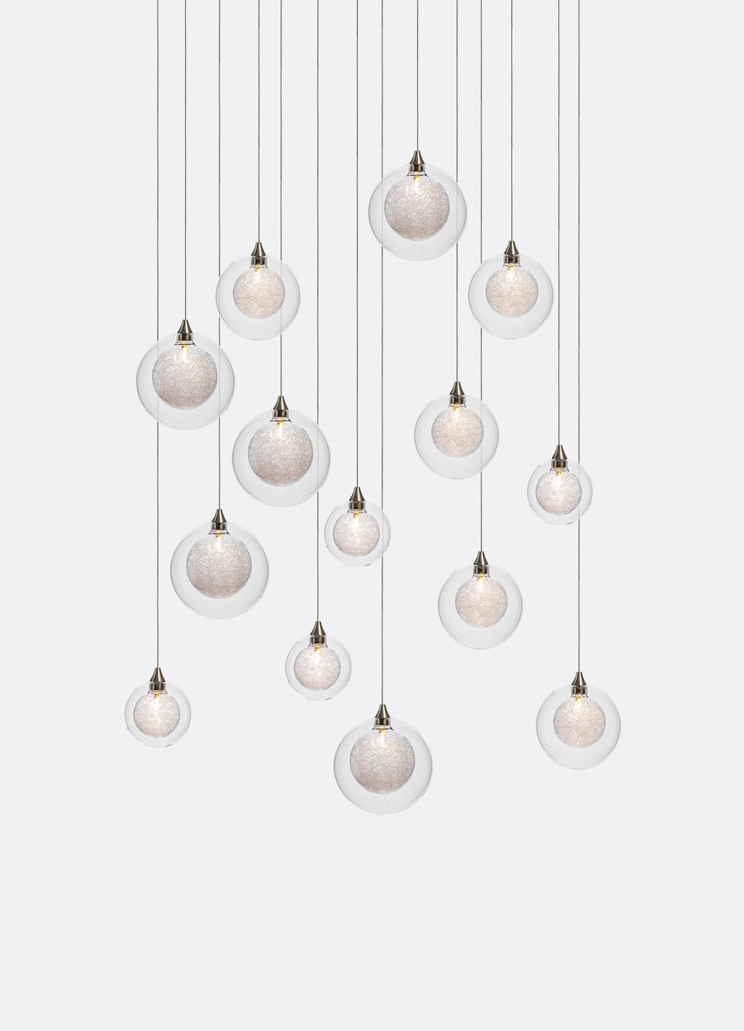 The Kadur Drizzle 14-Light Chandelier by Shakuff | Luxury Chandeliers | Willow & Albert Home
