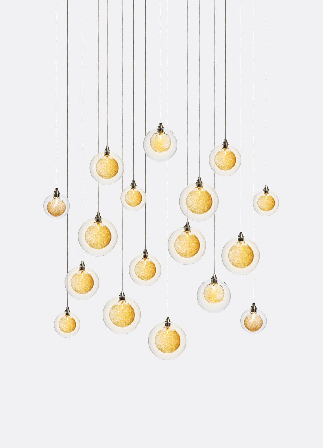 The Kadur Drizzle 17-Light Chandelier by Shakuff | Luxury Chandeliers | Willow & Albert Home