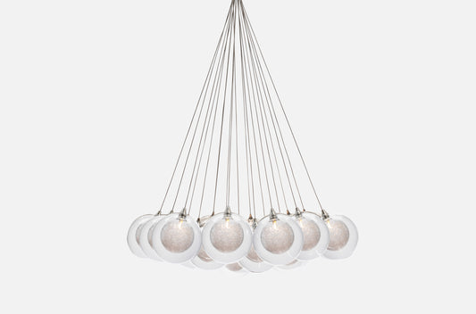 The Kadur Drizzle 19-Light Cluster Pendant by Shakuff | Luxury Chandeliers | Willow & Albert Home