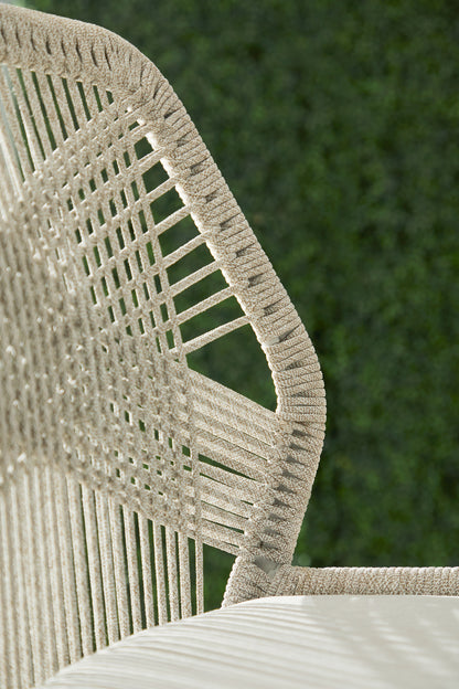 The Loom Outdoor Barstool by Essentials For Living | Luxury Outdoor Ottomans and Stools | Willow & Albert Home