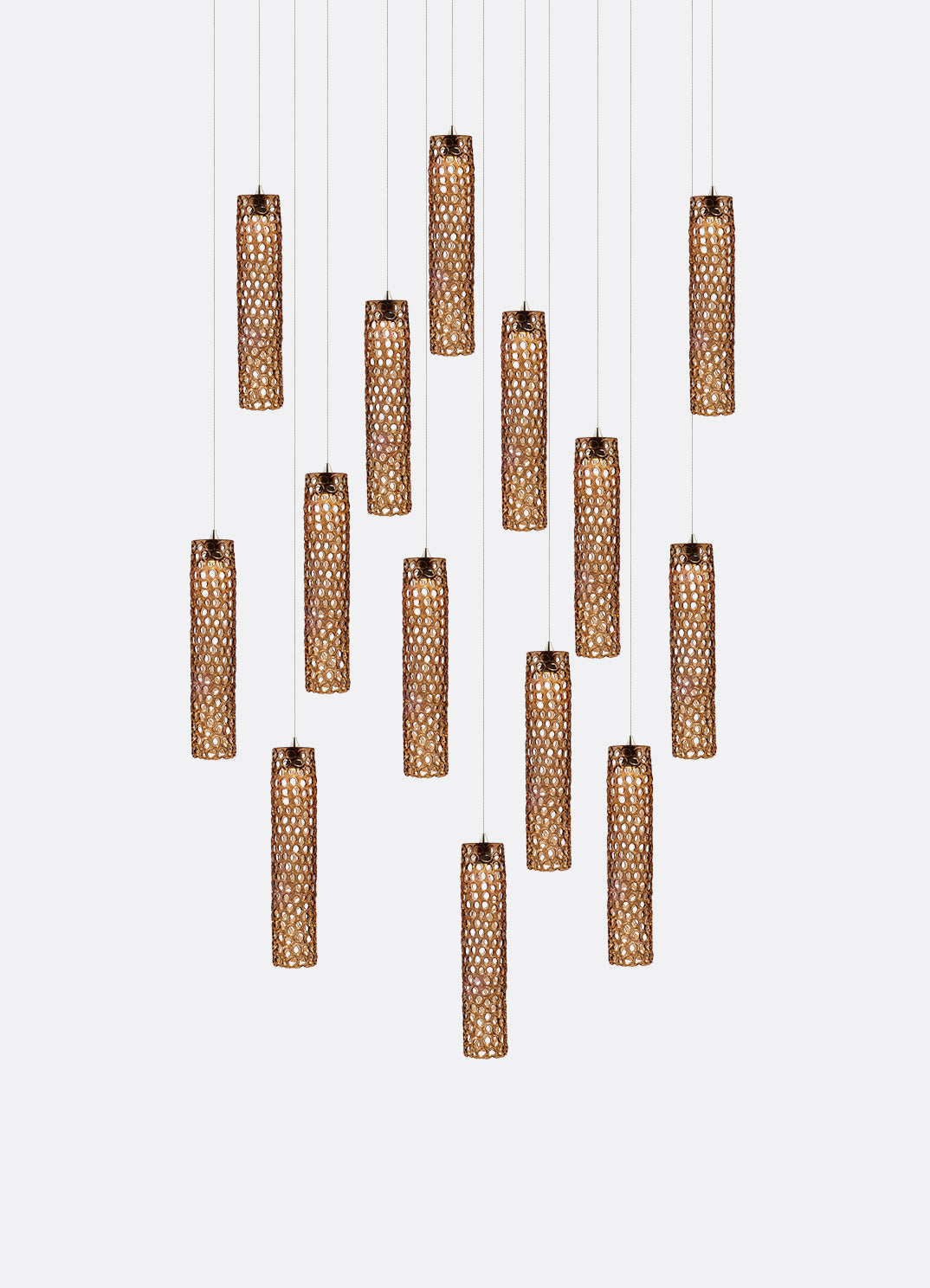 The Mod Tube 14-Light Chandelier by Shakuff | Luxury Chandeliers | Willow & Albert Home