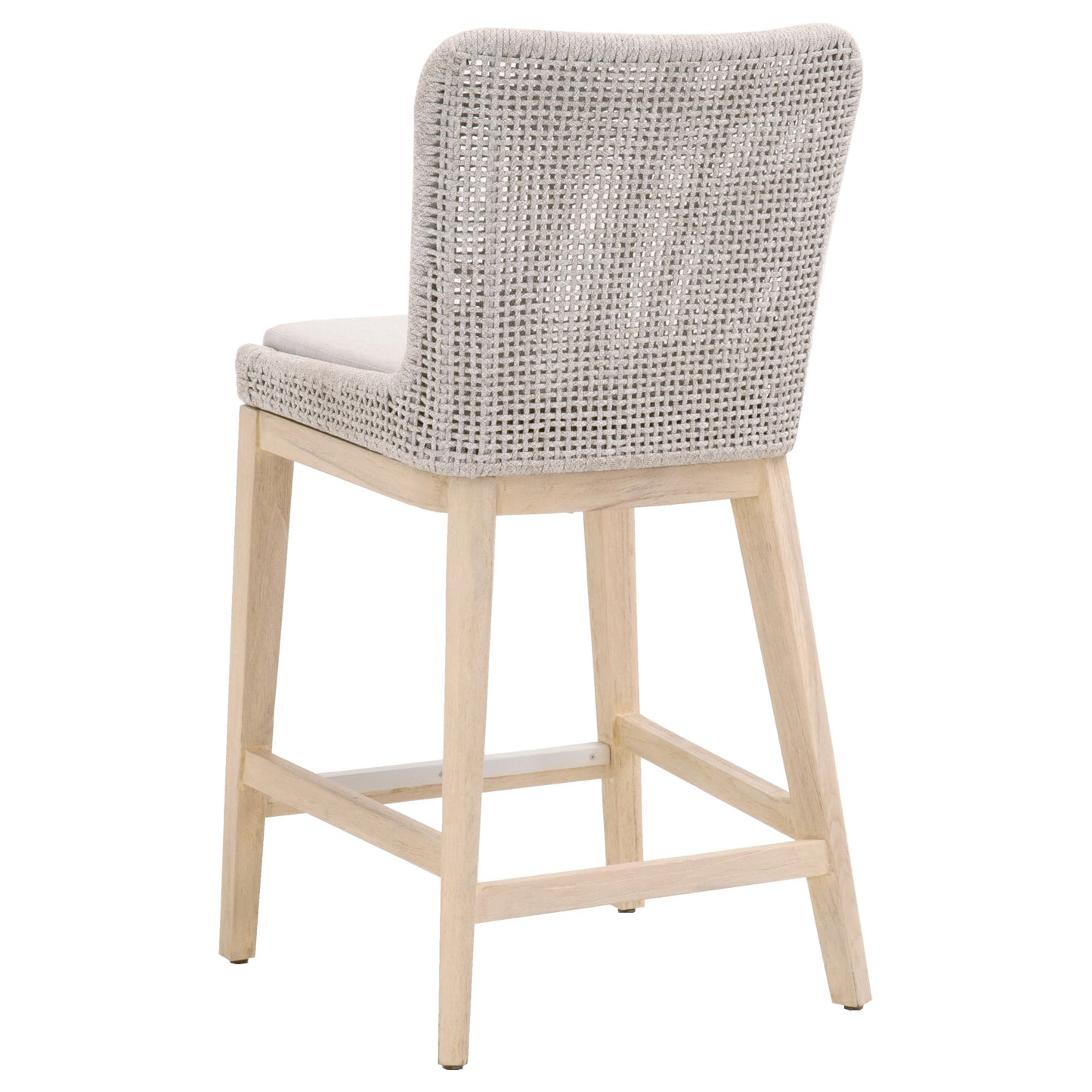 The Mesh Outdoor Counter Stool by Essentials For Living | Luxury Outdoor Ottomans and Stools | Willow & Albert Home