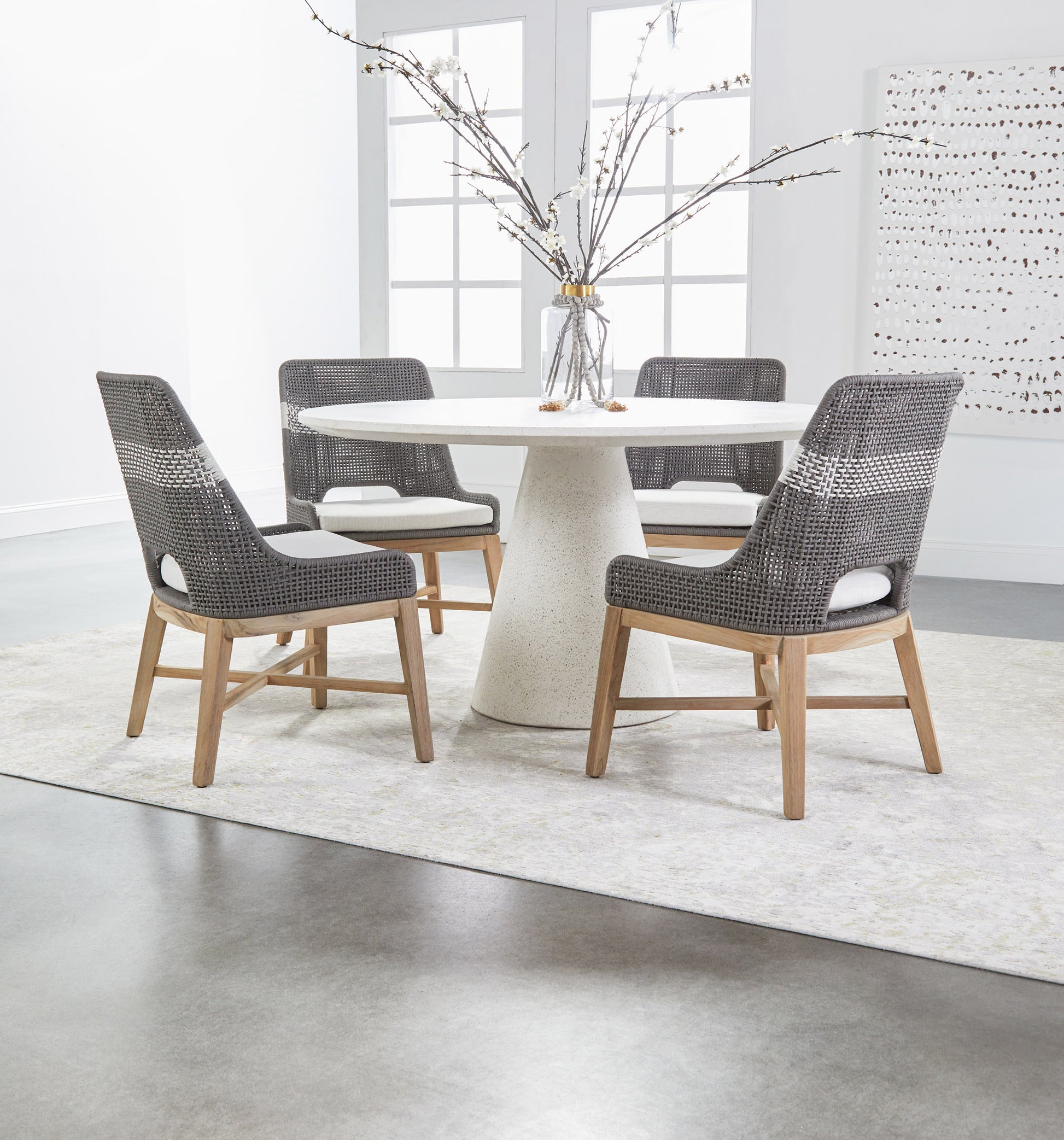 The Monterey 55" Round Dining Table by Essentials For Living | Luxury Dining Tables | Willow & Albert Home