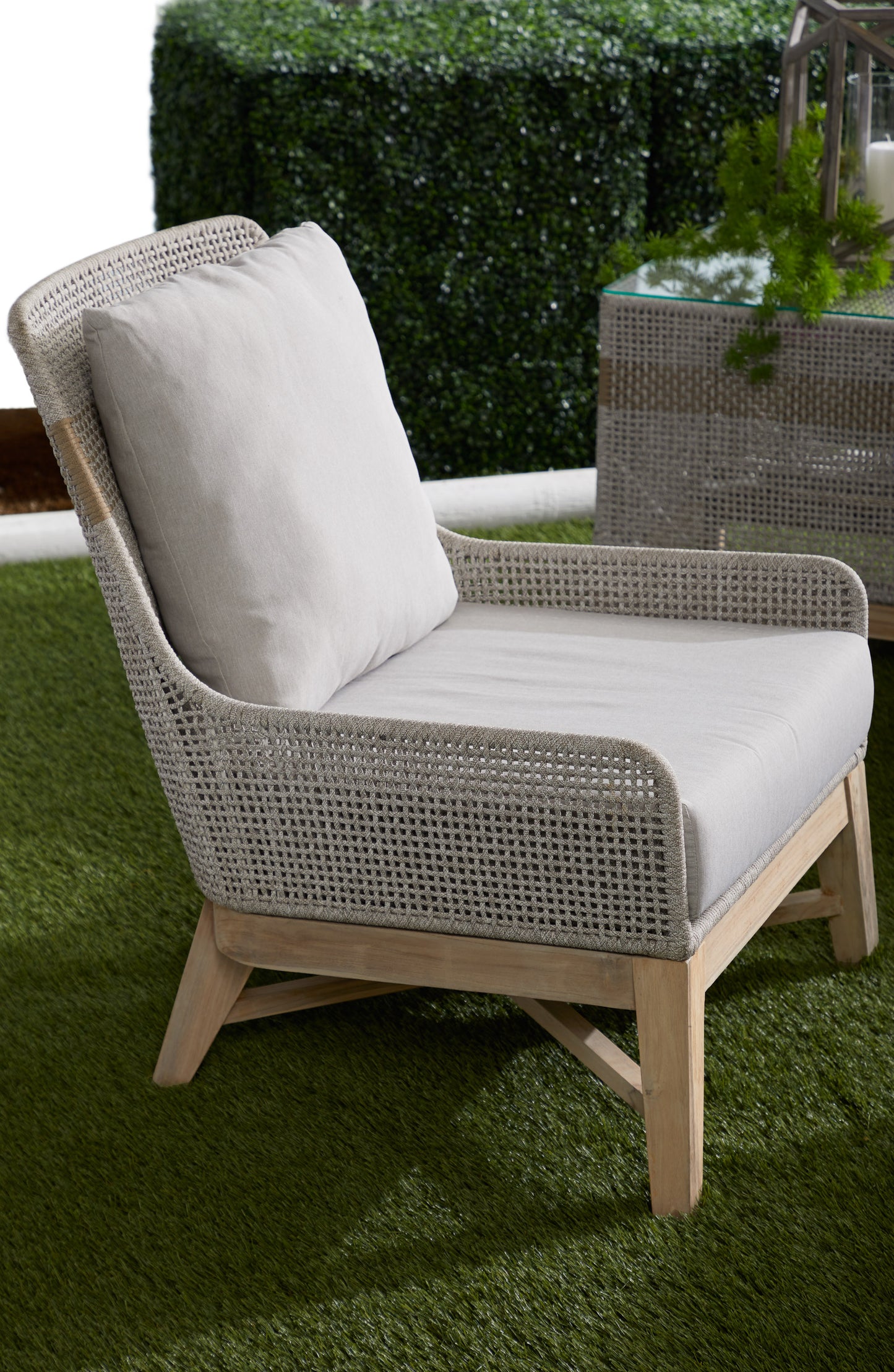 The Tapestry Outdoor Club Chair by Essentials For Living | Luxury Outdoor Dining Chairs | Willow & Albert Home
