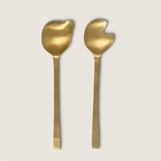 The Gold Salad Server by Urban Nature Culture | Luxury Salad Servers | Willow & Albert Home