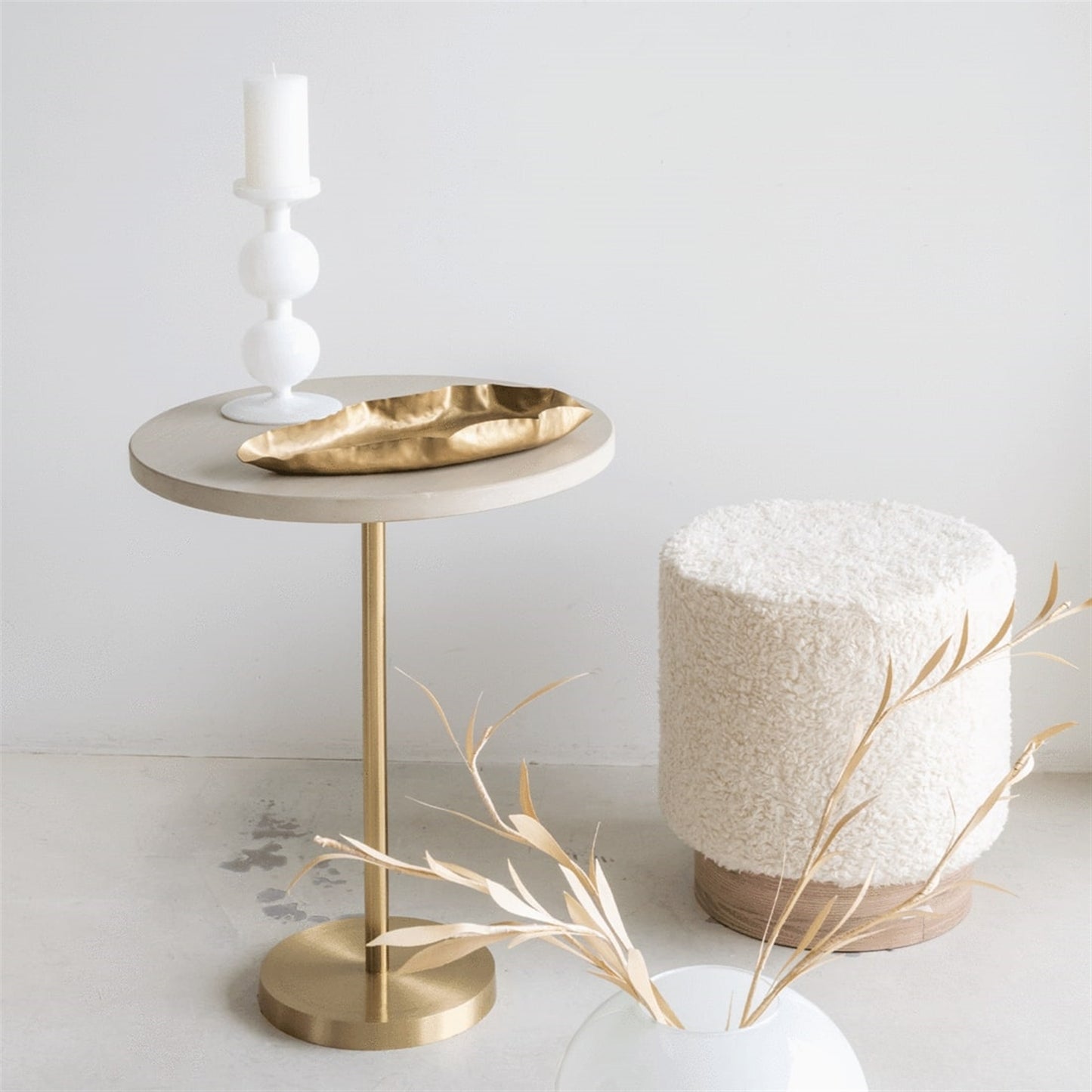 The White Bulb Candle Holder by Urban Nature Culture | Luxury Candle Holders | Willow & Albert Home