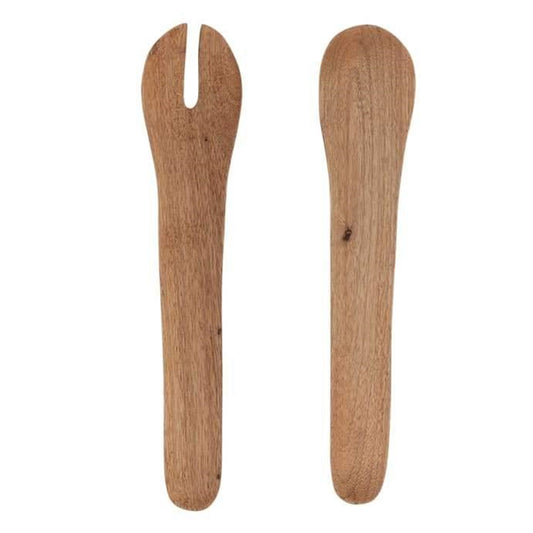 The Mango Wood Salad Server Set of 2 by Urban Nature Culture | Luxury Salad Servers | Willow & Albert Home