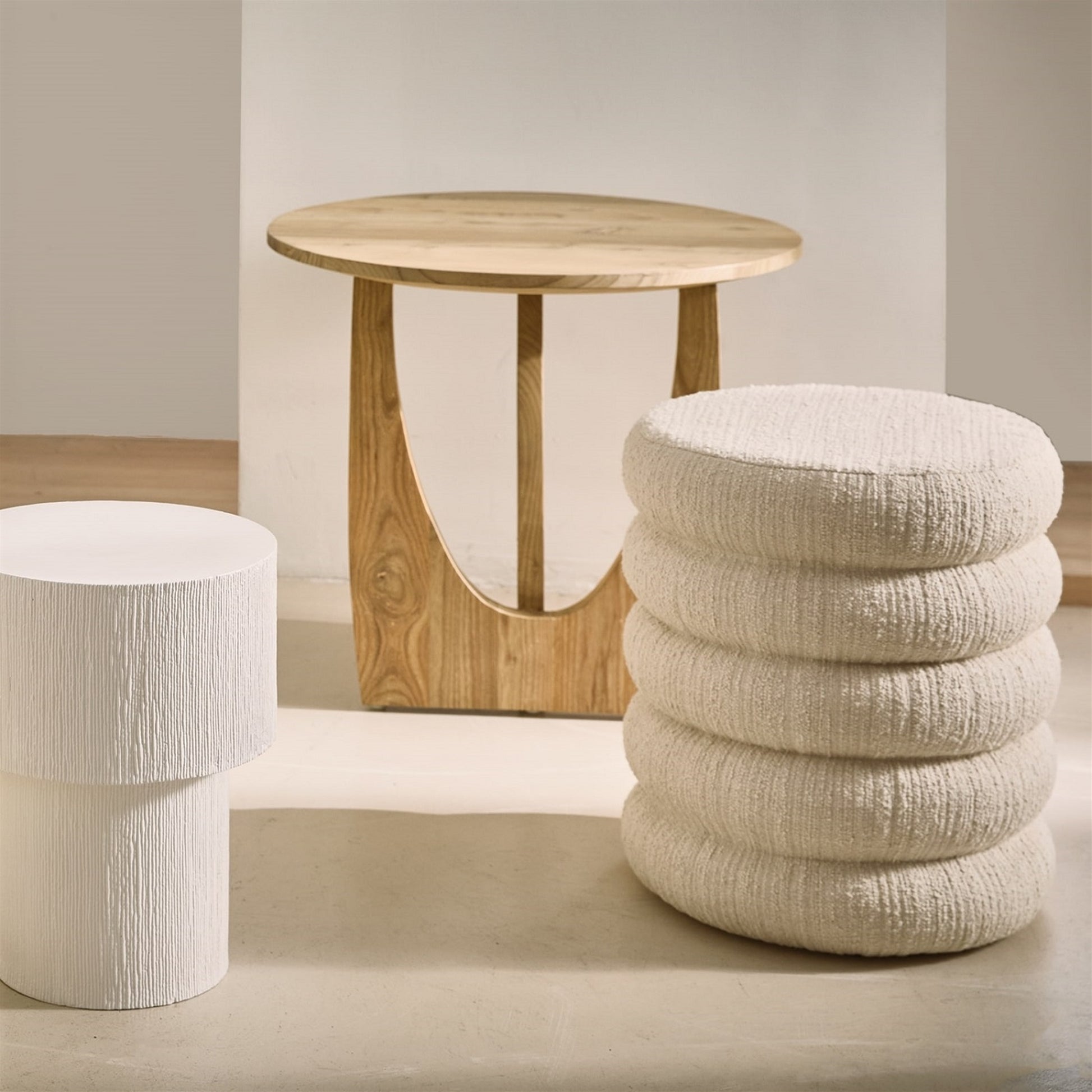 The Andria Pouf by Urban Nature Culture | Luxury Ottomans | Willow & Albert Home