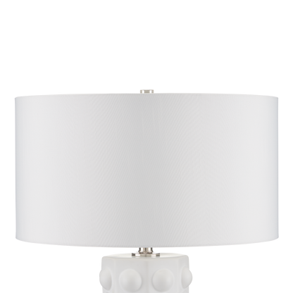 The Cassandra White Table Lamp by Currey & Company | Luxury Table Lamps | Willow & Albert Home