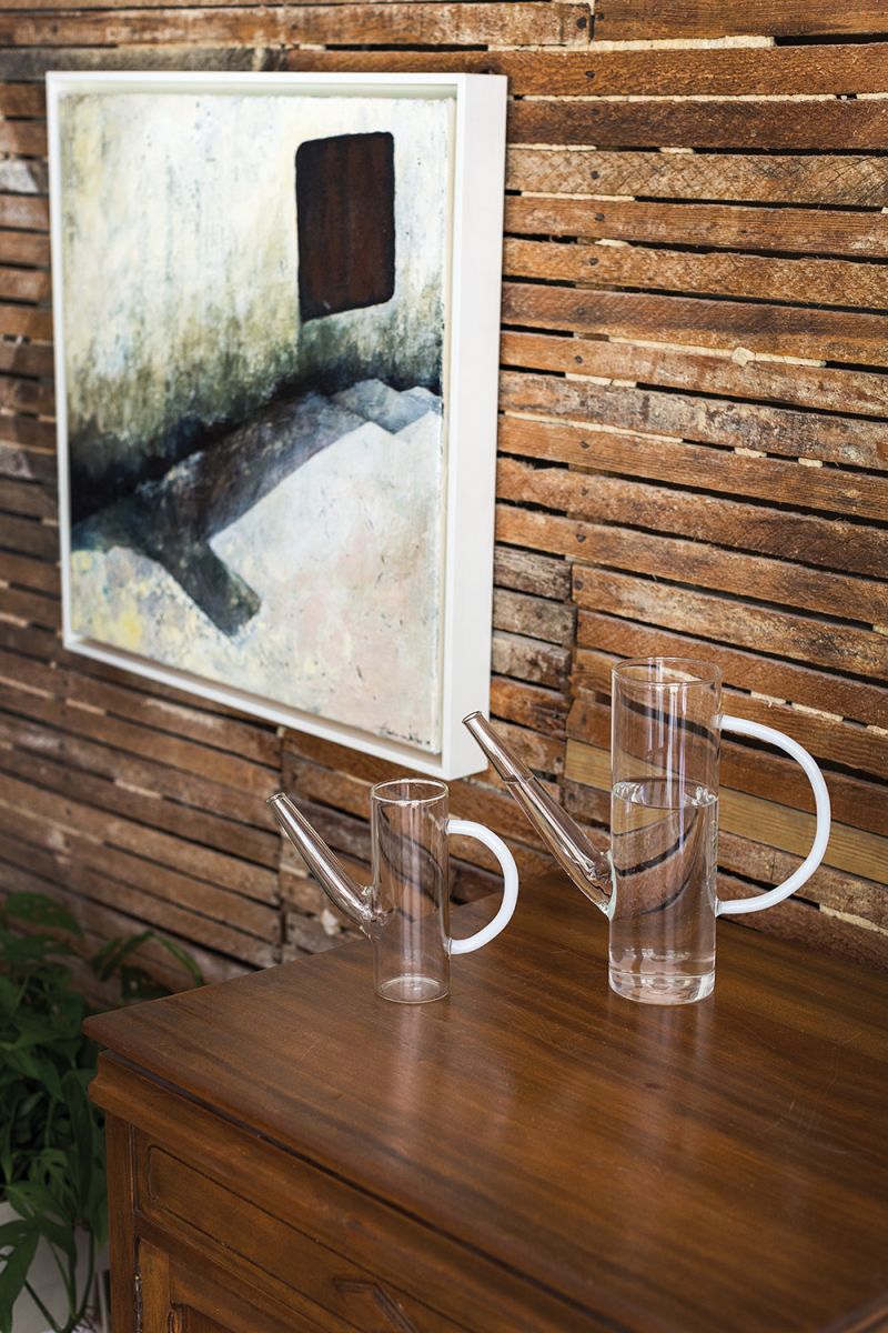 The Arlo Glass Watering Can by Accent Decor | Luxury Watering Can | Willow & Albert Home
