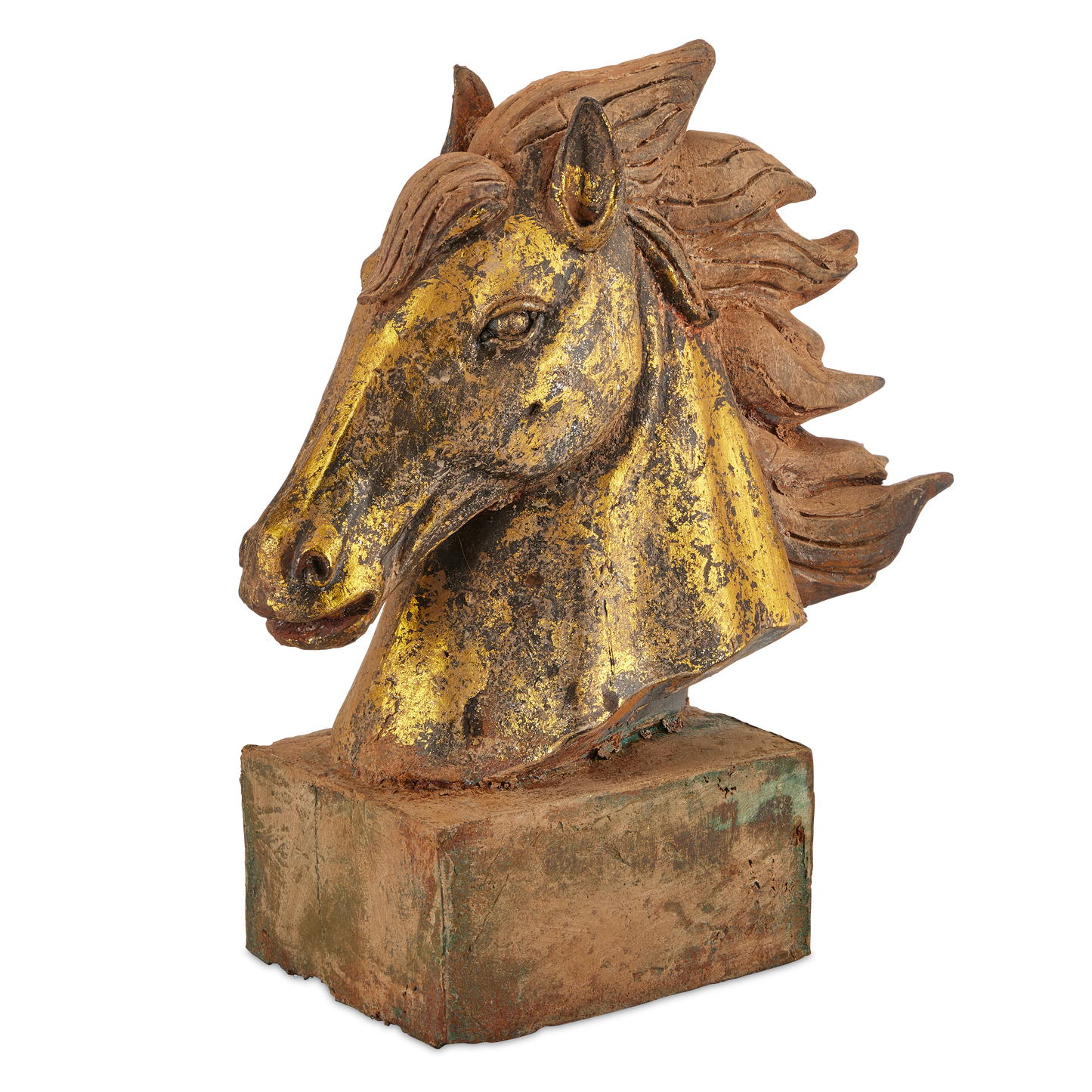 The Tang Dynasty Iron Horse's Head by Currey & Company | Luxury  | Willow & Albert Home
