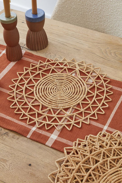 The Bayberry Placemat by Accent Decor | Luxury Placemats | Willow & Albert Home