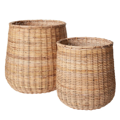The Buena Basket Set Of 2 by Accent Decor | Luxury Baskets | Willow & Albert Home